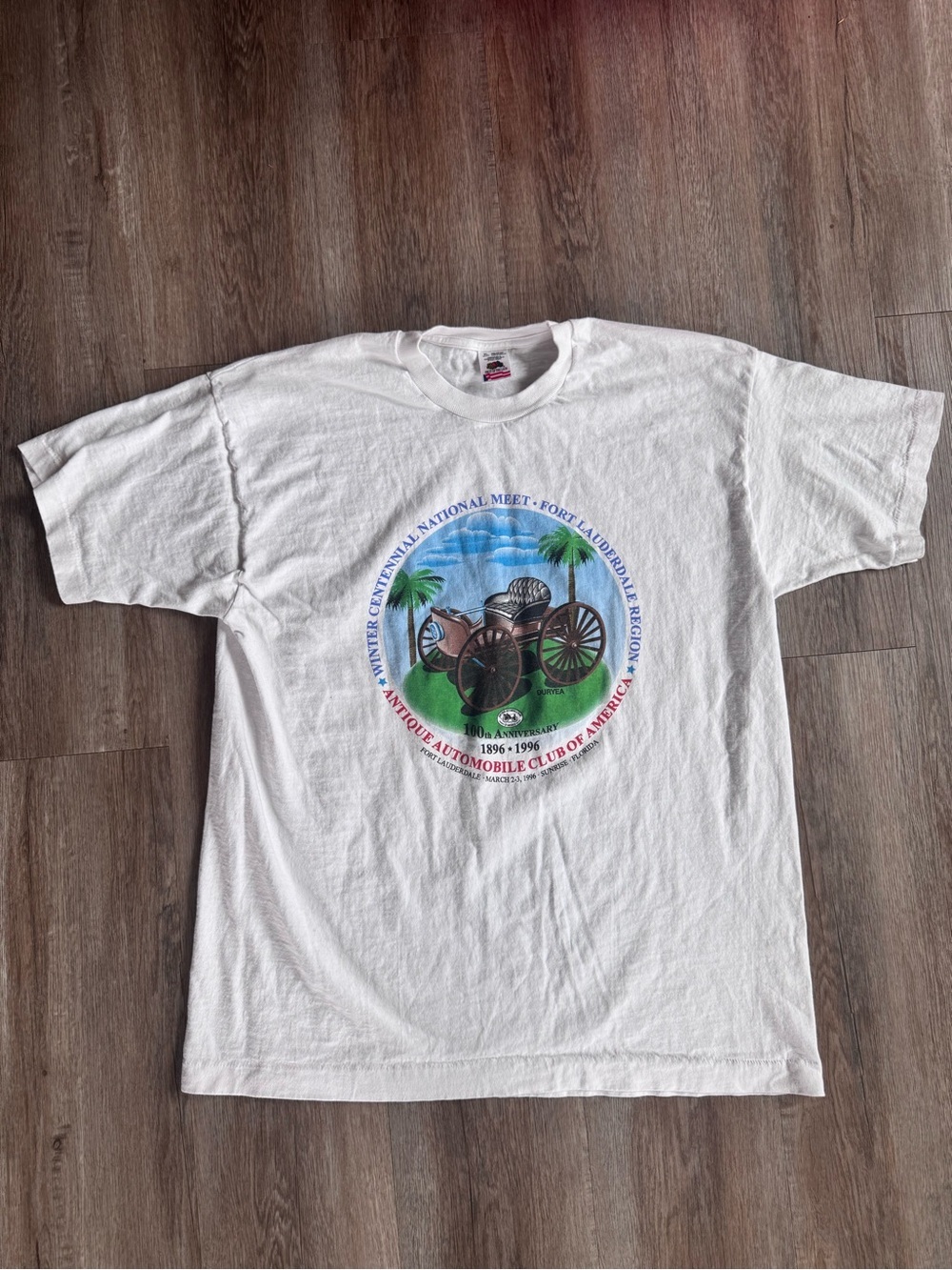 Vintage 90s Antique Automobile Club Single Stitch T-Shirt - size XLarge